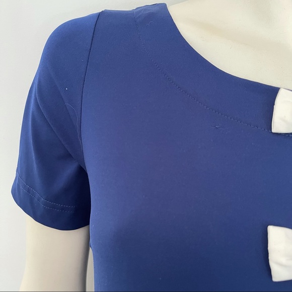 Leona Edmiston Navy ‘Zooey’ Dress 1 Tags Attached - Picture 6 of 10